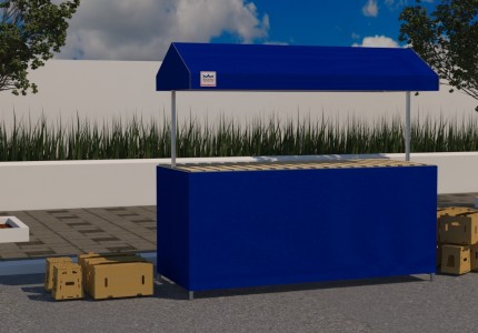 Barraca de Feira com Balcão